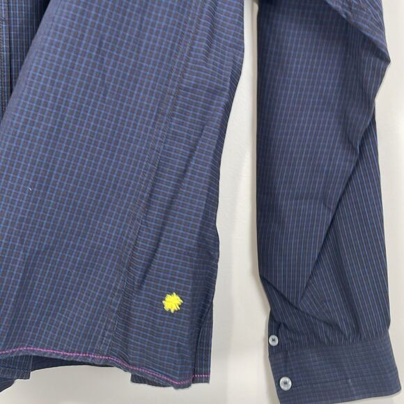 Descendant of Thieves Limited Edition Button Shirt 2XL Blue Plaid 1 of 295 Made - Picture 3 of 10